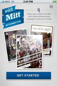 Romney photo app