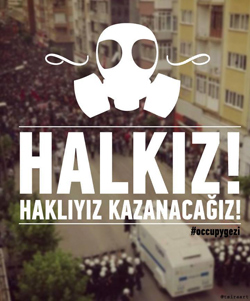 Gezi Park protest poster