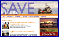 SaveBristolBay.org screenshot