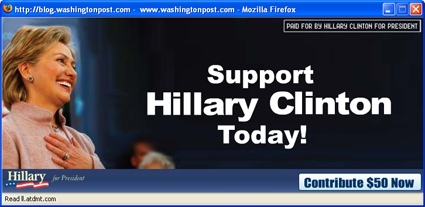 Clinton fundraising ad