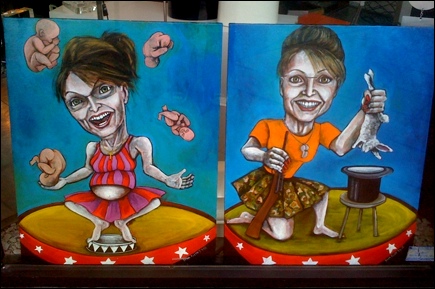 Sarah Palin paintings
