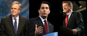 Three 2016 Republican Presidential candidates