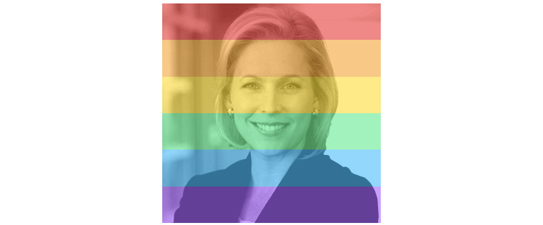 Kirstin Gillibrand celebrates marriage equality on Facebook