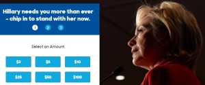 Clinton small-dollar fundraising