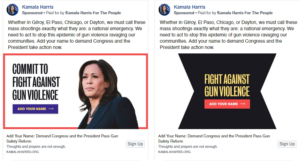 Kamala Harris Facebook Ads