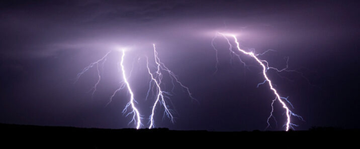 Lightning strikes