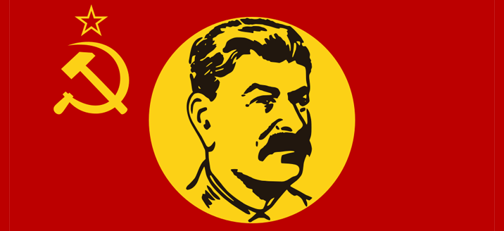 Soviet flag via Wikimedia