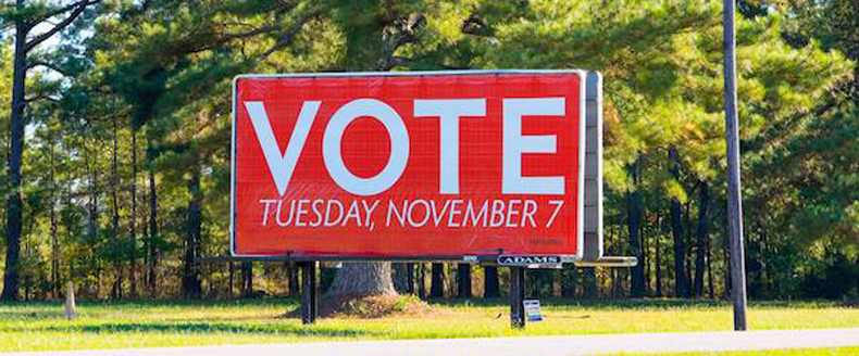 The billboards Vote.org would like us to fund